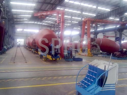 搅拌罐生产现场