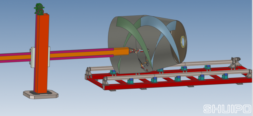 搅拌罐叶片焊接机 搅拌罐叶片焊接机