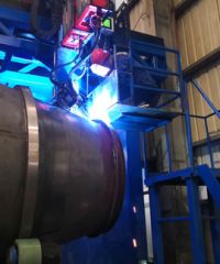 智能双丝环缝自动焊接机